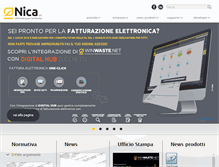 Tablet Screenshot of lnx.nica.it